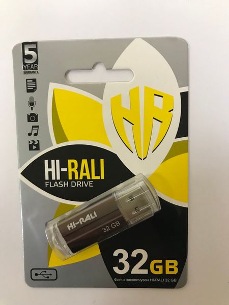 Флеш-накопичувач USB 32GB Rocket series Black Hi-Rali 128625 фото