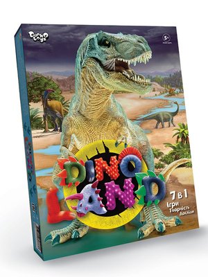Набір для творчості Dino Land 7 в 1 DankoToys (5) DL-01-01U фото