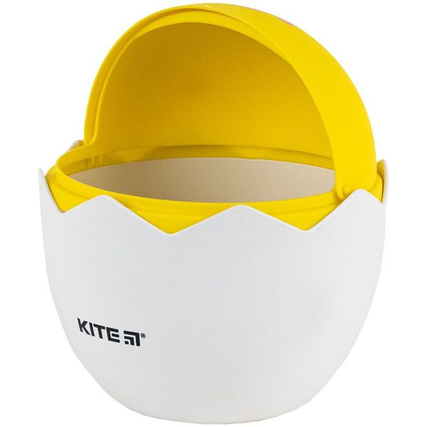 Настільний контейнер для сміття жовтий Kite K24-009-3 фото