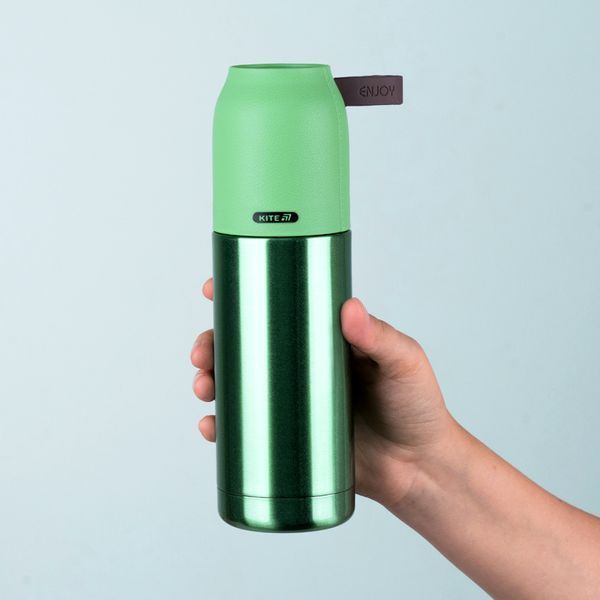 Термос 350 мл Pearl зелений Kite K26-302-1 фото