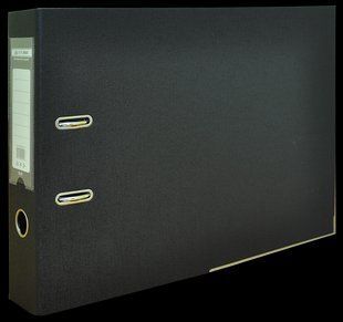 Папка-реєстратор двостороння А3 70 мм ELITE чорна, Buromax BM.3003-01 фото