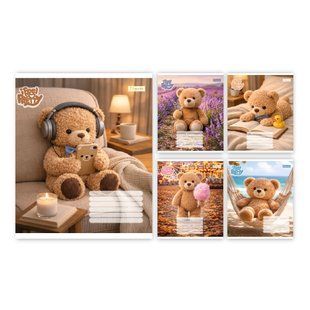 Зошит 18 клітинка Bear stories 1Вересня (25/400) 768972 фото