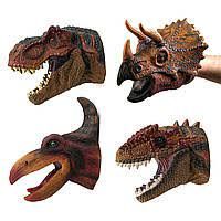 Голова динозавра на руку 4 види, гумові, 1 шт., в пакеті Q 9899-780 фото