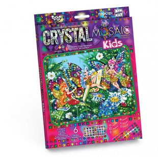 Набір для творчості Crystal mosaic kids Феї, DankoToys (10) CRMK-01-09 фото