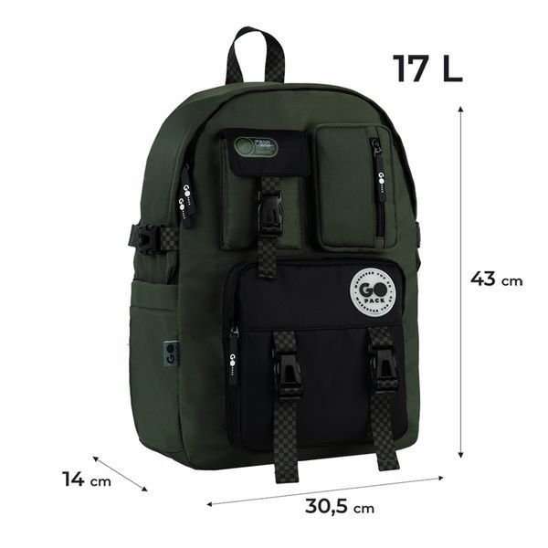 Рюкзак Education Teens 2500L хакі GoPack GO26-2500L-4 фото
