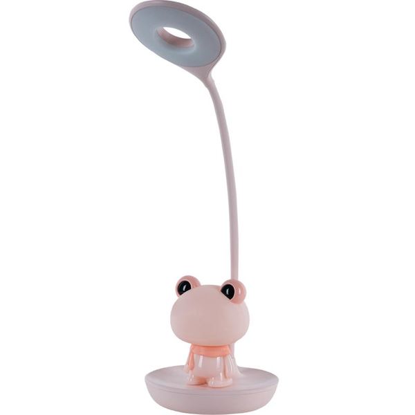 Настільна лампа LED з акумулятором Froggy рожевий Kite K24-492-3-2 фото