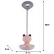Настільна лампа LED з акумулятором Froggy рожевий Kite K24-492-3-2 фото 2
