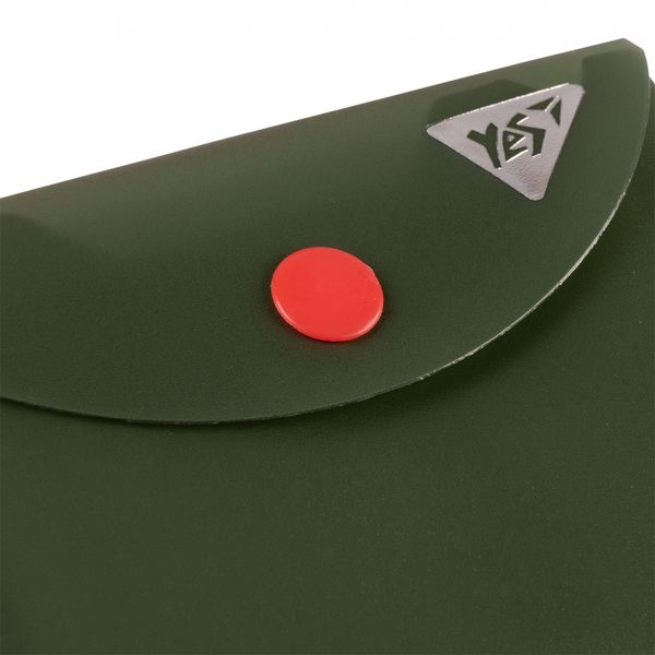 Папка-конверт A7 на кнопці Fusion темно-зелена Yes (10) 492271 фото