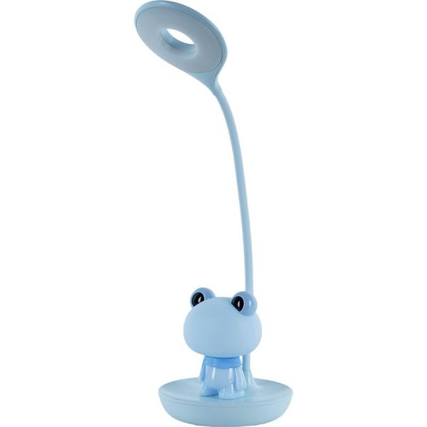 Настільна лампа LED з акумулятором Froggy блакитний Kite K24-492-3-3 фото