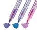 Набір маркерів акварельних Glitter Brush відтінки фіолетового 3 шт/уп. Santi 390770 фото 1