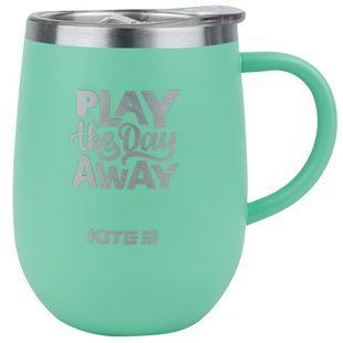 Термокружка 360 мл бірюзова Play all day away Kite K22-378-02-1 фото