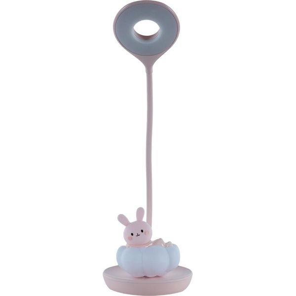 Настільна лампа LED з акумулятором Cloudy Bunny рожевий Kite K24-493-1-2 фото