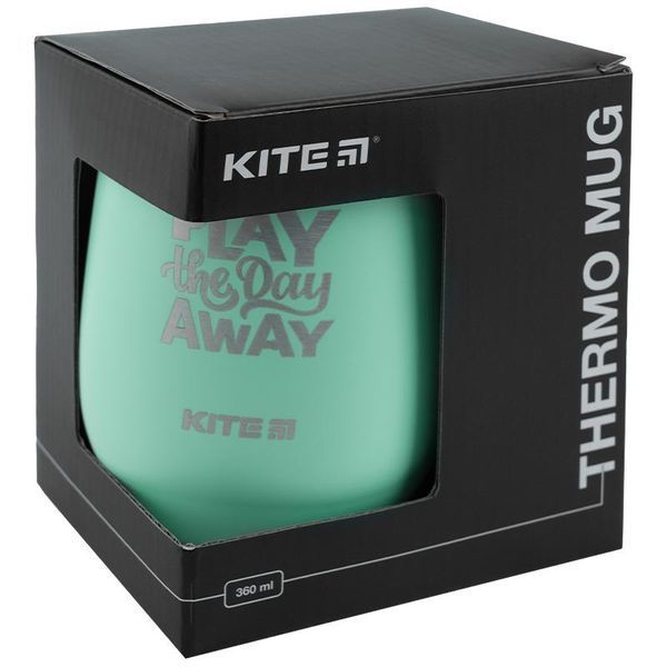 Термокружка 360 мл бірюзова Play all day away Kite K22-378-02-1 фото