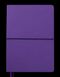 Блокнот діловий UNIQUE А5 96 арк клітинка, штучна шкіра, чорний з фіолетовим, Buromax BM.295107-01 фото 1