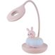 Настільна лампа LED з акумулятором Cloudy Bunny рожевий Kite K24-493-1-2 фото 1