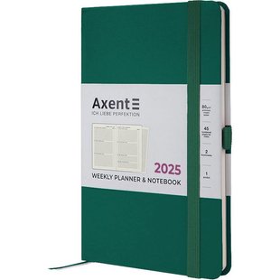 Щотижневик 2025 Partner Strong 125*195 зелений ліс Axent 8505-25-61-A фото