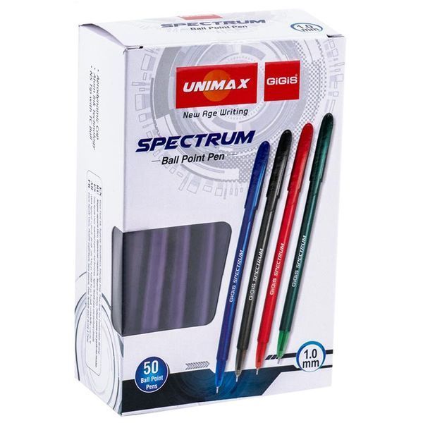 Ручка кулькова Spectrum фіолетова Unimax (50) UX-100-11 фото