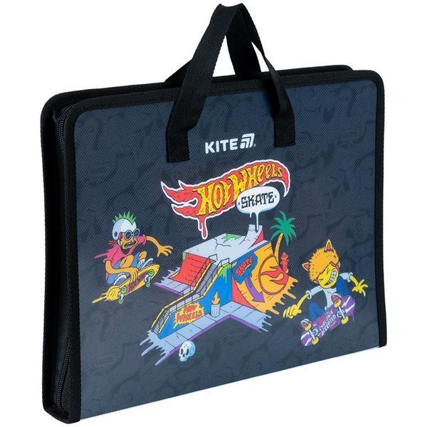 Папка-портфель А4 на блискавці з тканинними ручками HW Kite HW25-202 фото