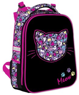 Рюкзак SchoolCase 2 відділення 39х28х21см поліестер Meow Class 2412C фото