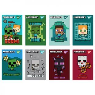 Блокнот А7 48арк термоклей Minecraft Yes (40) 152110 фото