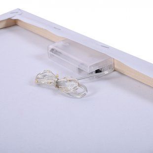 Картина за номерами на полотні з LED підсвіткою 40*50см Коти на даху Santi 956646 фото