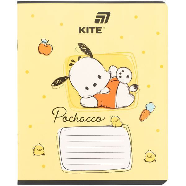 Зошит 18 клітинка софт тач + УФ лак HK-2 Kite (20) HK26-236-2 фото