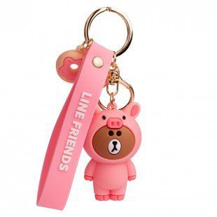 Брелок колекція Line Friends Piggy Brown Yes 559363 фото