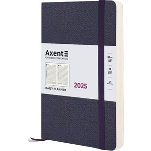 Щоденник 2025 Partner Soft Skin 145*210 синій Axent 8810-25-02-A фото