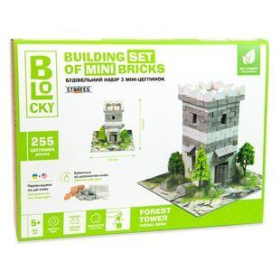Набір Будівельний з міні-цеглинок BLOCKY Лісова Вежа Strateg 31019 фото