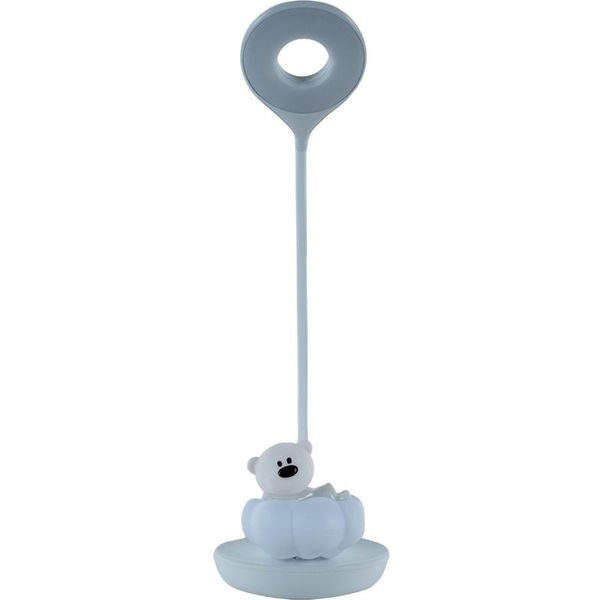 Настільна лампа LED з акумулятором Cloudy Bear білий Kite K24-493-2-1 фото