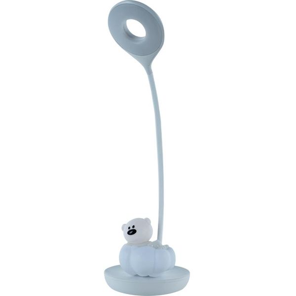 Настільна лампа LED з акумулятором Cloudy Bear білий Kite K24-493-2-1 фото