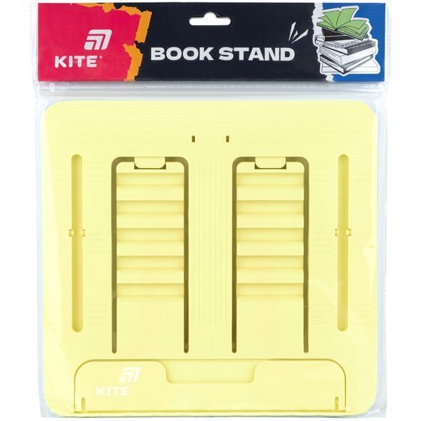 Підставка для книг пластикова світло-жовта Kite K26-330-5 фото