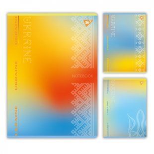Зошит для записів А4 96 арк на скобі клітинка Ukraine Yes (3) 682011 фото
