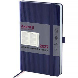 Щотижневик 2027 Partner Lines 125*195 темно синій Axent 8515-27-02-A фото
