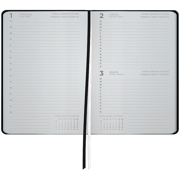 Щоденник 2027 Partner Daily Vibes 145*210 Plan the magic Axent 8836-27-6-A фото