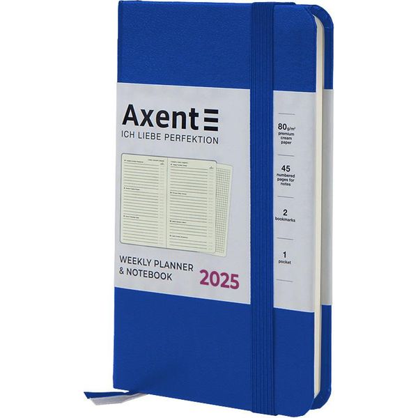 Щотижневик 2025 Pocket Strong 90*150 класичний синій Axent 8508-25-38-A фото