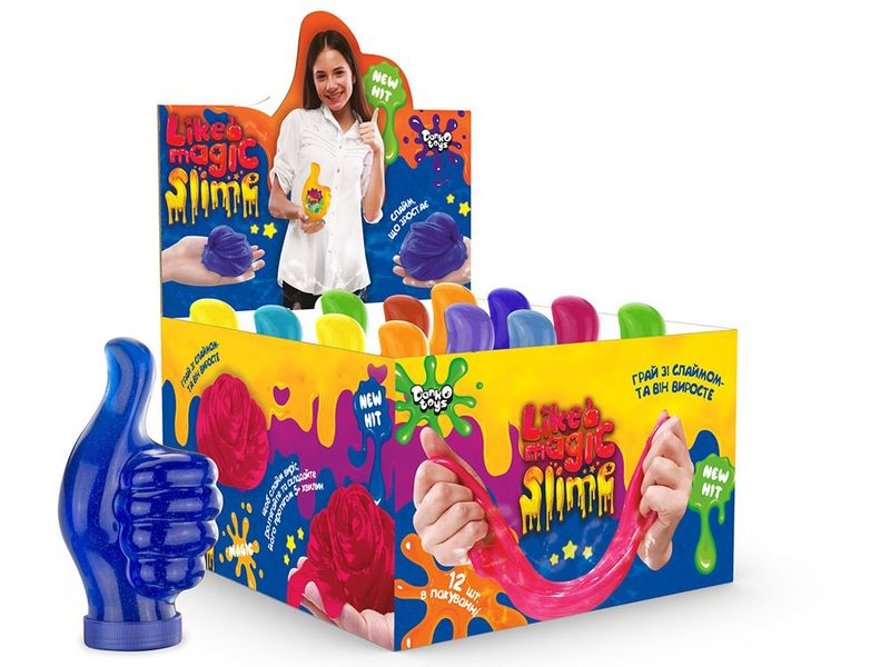 В'язка маса LIKE Magic Slime, DankoToys (12) LMS-01-01U фото