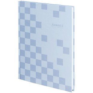 Книга записна А4 96 арк тверда обкл. клітинка Mosaic сіра Axent 8427-2-A фото