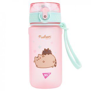 Пляшка для води 500 мл Pusheen рожева софт тач Yes 708321 фото