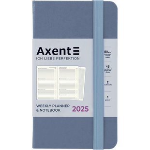 Щотижневик 2025 Pocket Strong 90*150 сірий Axent 8508-25-62-A фото