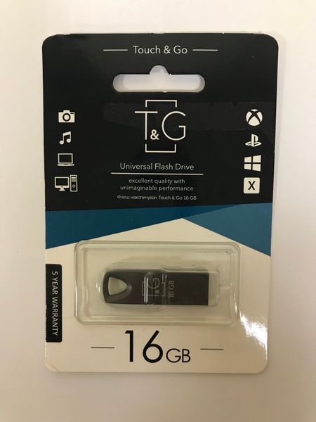 Флеш-накопичувач USB 16GB метал 117 T&G 137799 фото