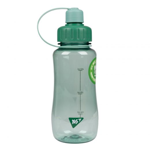 Пляшка для води 600 мл Fusion зелена Yes 708191 фото