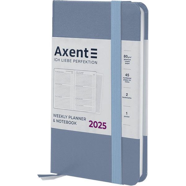 Щотижневик 2025 Pocket Strong 90*150 сірий Axent 8508-25-62-A фото